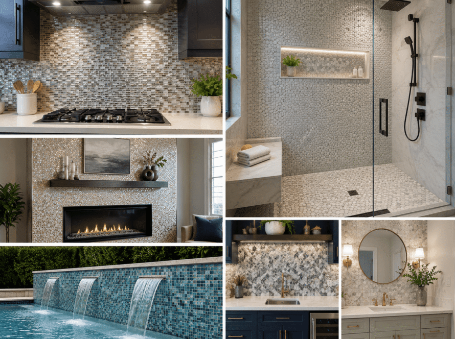 Mosaic Tile Installation Las Vegas Various Projects