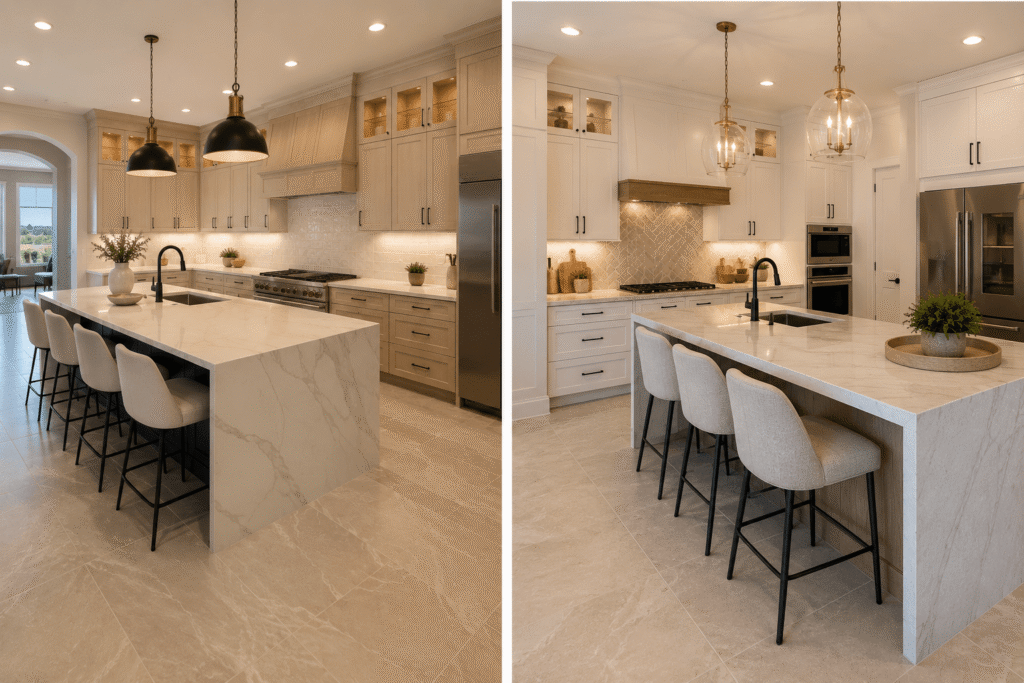 picture of Kitchen backsplash tile installation by Getz Tiles in las vegas